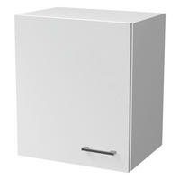 KÜCHENOBERSCHRANK 50/54/32 cm  in Weiß  - Alufarben/Weiß, KONVENTIONELL, Holzwerkstoff/Kunststoff (50/54/32cm) - FlexWell