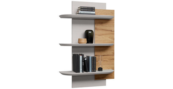 HÄNGEELEMENT in Eichefarben, Beige - Eichefarben/Beige, Design, Holzwerkstoff (80/120/27cm) - Ambiente
