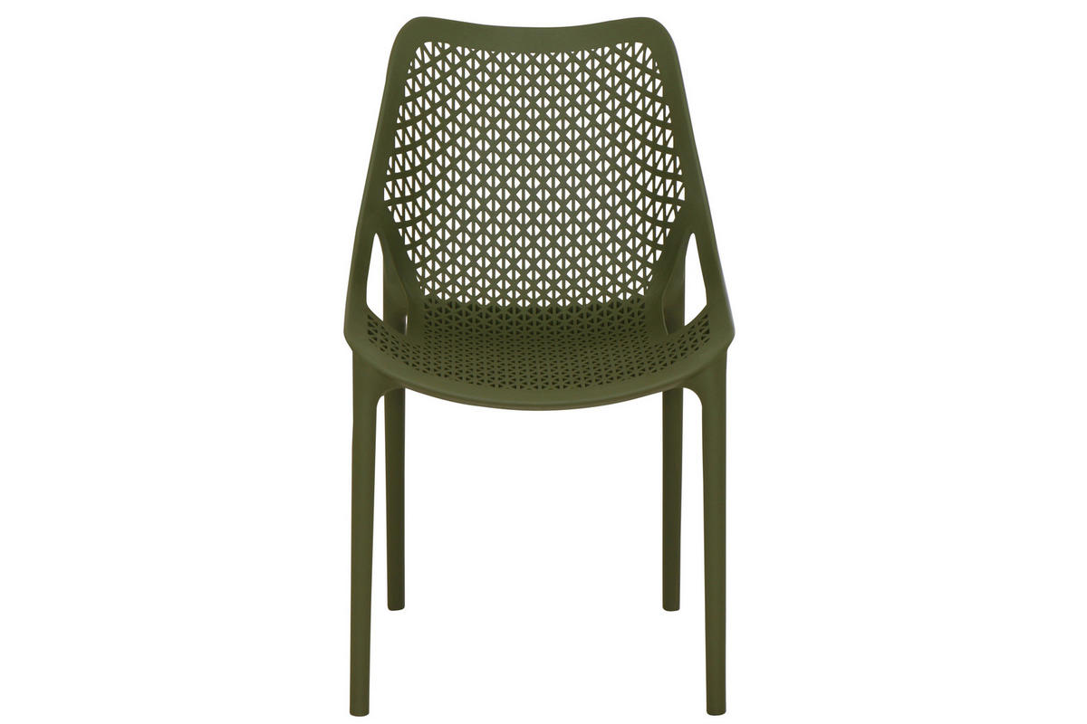 GARTENGARNITUR 5-teilig Stahl  - Anthrazit/Grün, Basics, Kunststoff/Metall (90/81/140cm) - Siena Garden