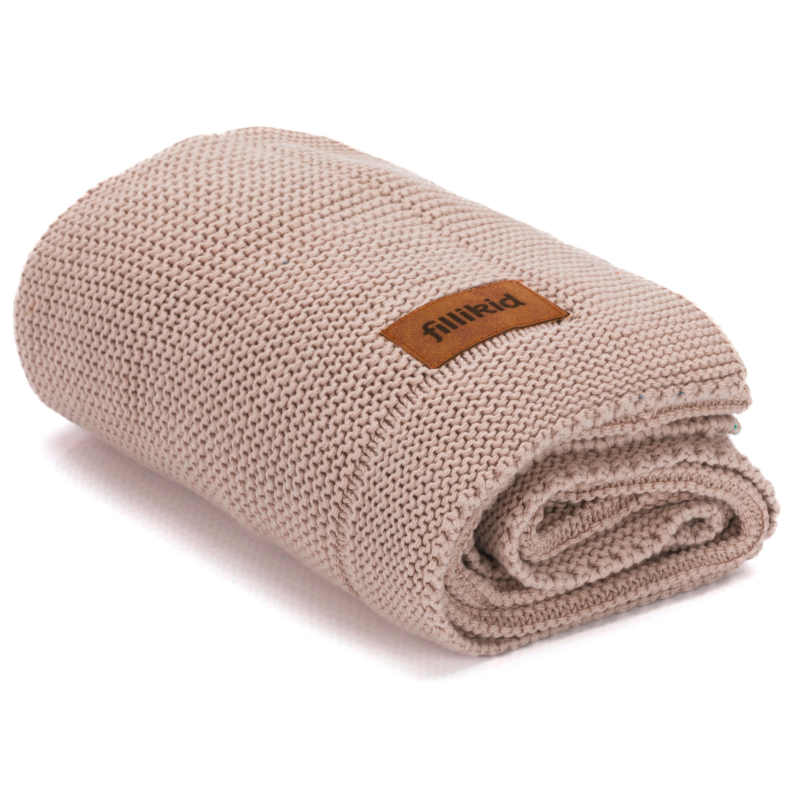 BABYDECKE 80/100 cm  - Taupe, Basics, Textil (80/100cm) - Fillikid
