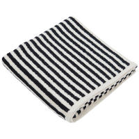 HANDDUK svart, ecru  - svart/ecru, Klassisk, textil (50/100cm) - Dieter Knoll