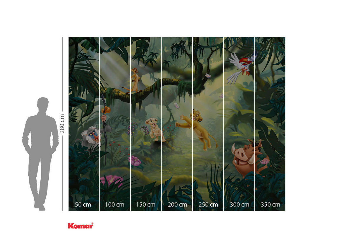 FOTOTAPET 350/280 cm  - multicolor, Trend, papper (350/280cm)