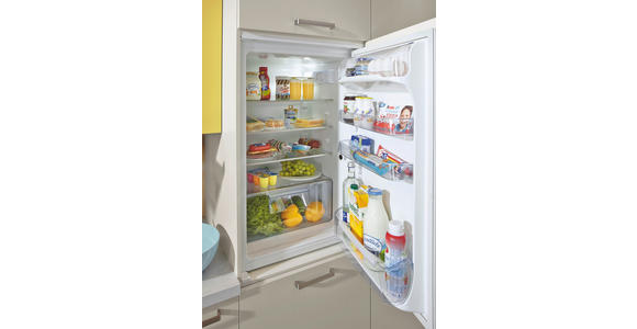 EINBAUKÜCHE   - Gelb/Grau, Design, Holzwerkstoff - Novel