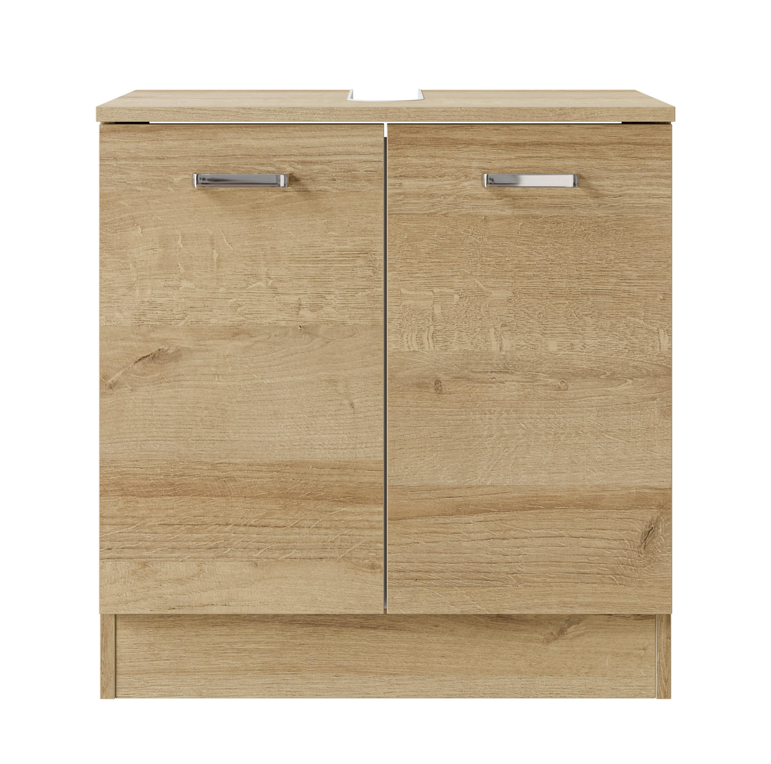 WASCHBECKENUNTERSCHRANK 60,2/62,4/33 cm  - Chromfarben/Eichefarben, Basics, Holzwerkstoff (60,2/62,4/33cm) - Pelipal