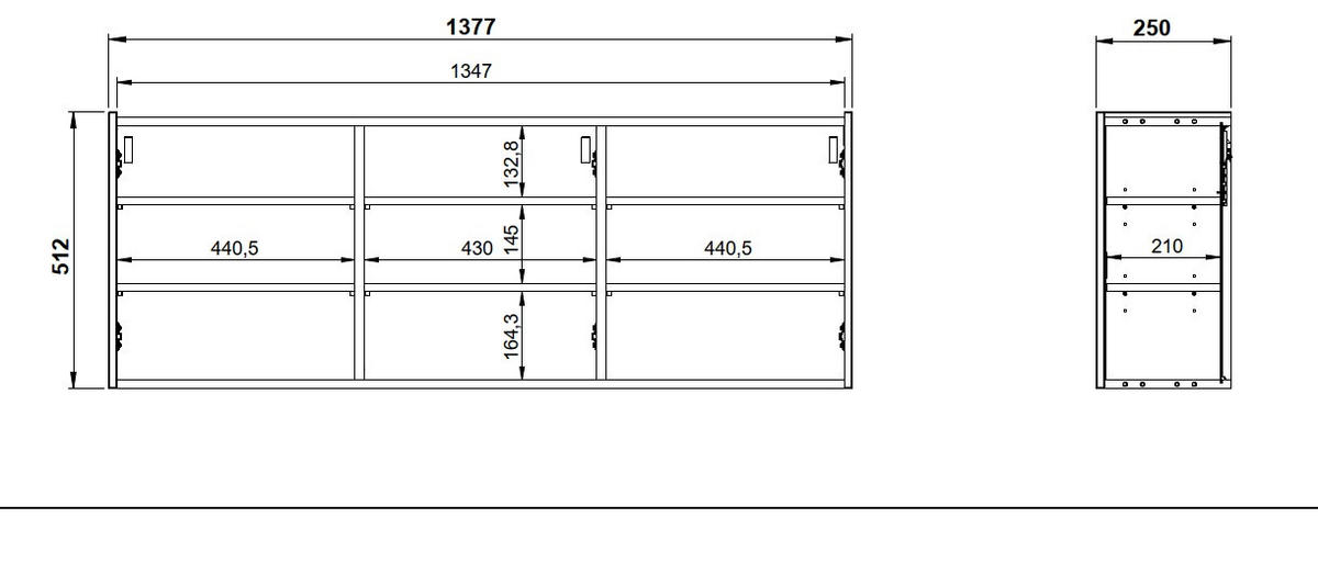 SCHUHSCHRANK Eichefarben, Kaschmir  - Kaschmir/Eichefarben, Design, Holzwerkstoff (138/52/25cm)