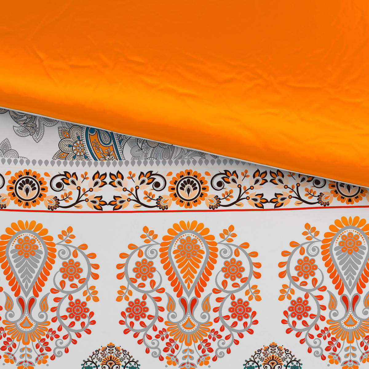 OBOUSTRANNÉ POVLEČENÍ, satén, vícebarevná, 140/200 cm - vícebarevná, Trend, textil (140/200cm) - Esposa