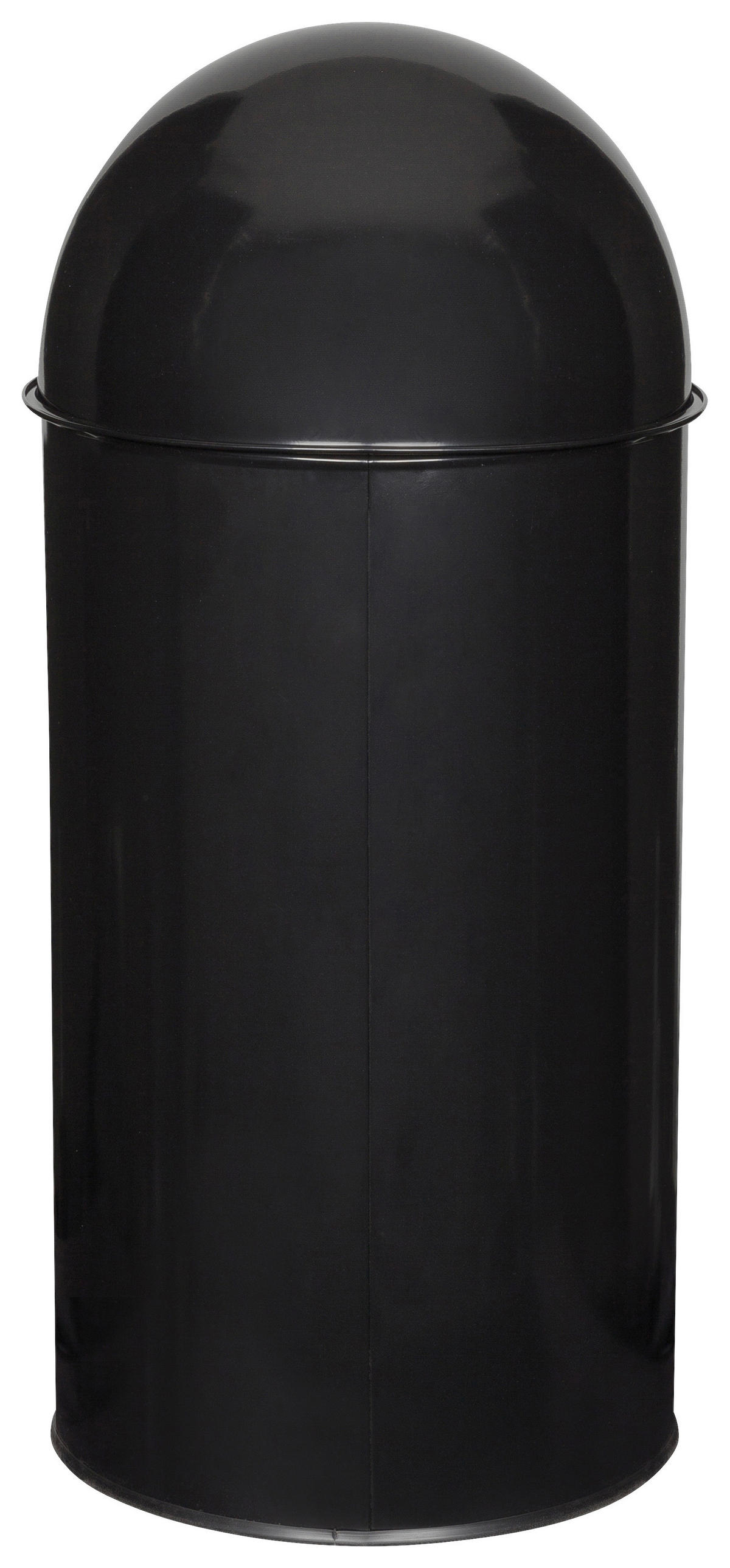 ABFALLSAMMLER 35 l  Metall  - Schwarz, Basics, Kunststoff/Metall (30/66/30cm) - MID.YOU