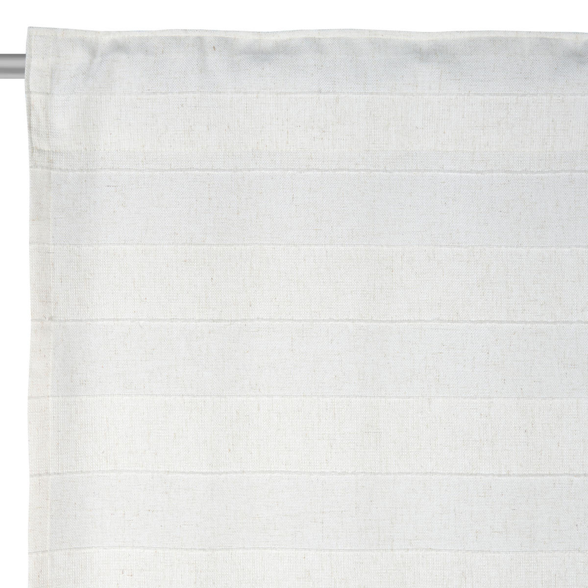 KONČANA ZAVESA  neprosojno   140/280 cm  - bela, Basics, tekstil (140/280cm) - Esposa