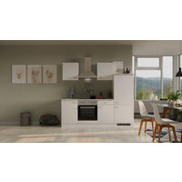 KUCHYŇSKÁ LINKA WITO 220 - bílá/světle šedá, Moderní, kompozitní dřevo/plast (220cm) - FlexWell
