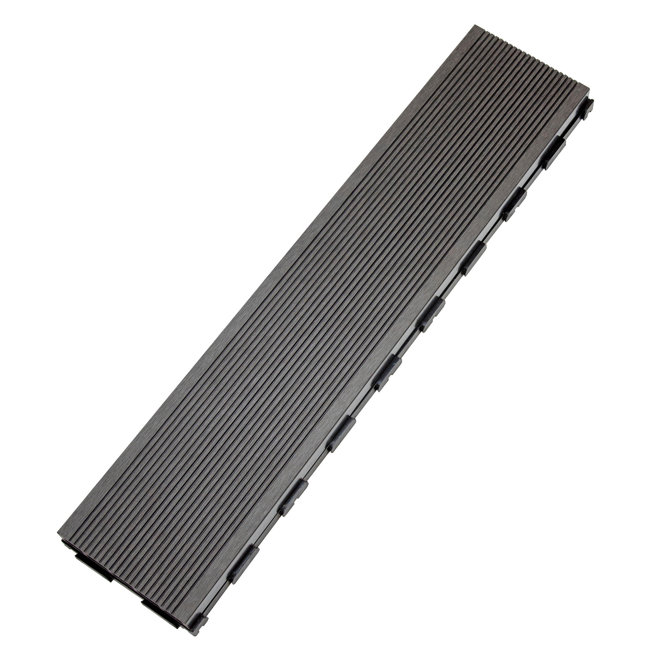 TERRASSENDIELE Grau 8 Stück  - Grau, Basics, Kunststoff (59,2/13,4/3,3cm) - Ambia Garden