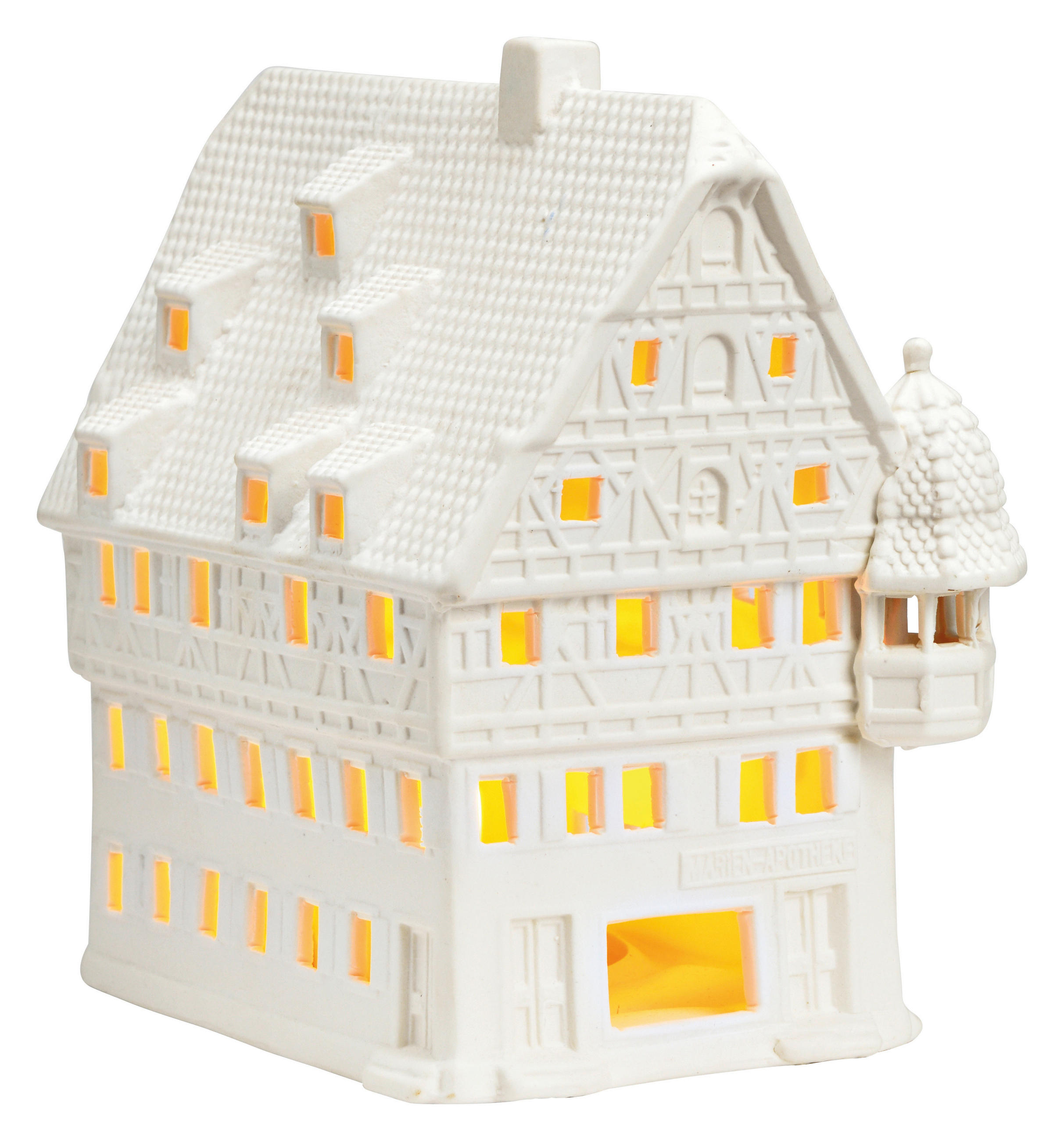 DEKOHAUS  - Weiß, Basics, Keramik (13/18/13cm)