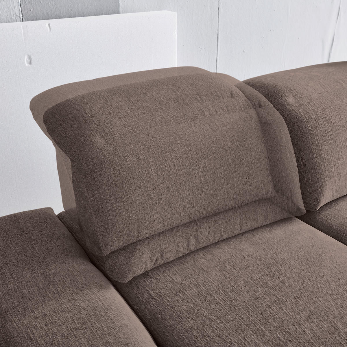 HÖRNSOFFA i vävt tyg hasselnötsfärgad  - hasselnötsfärgad/svart, Design, metall/textil (289/180cm) - MID.YOU