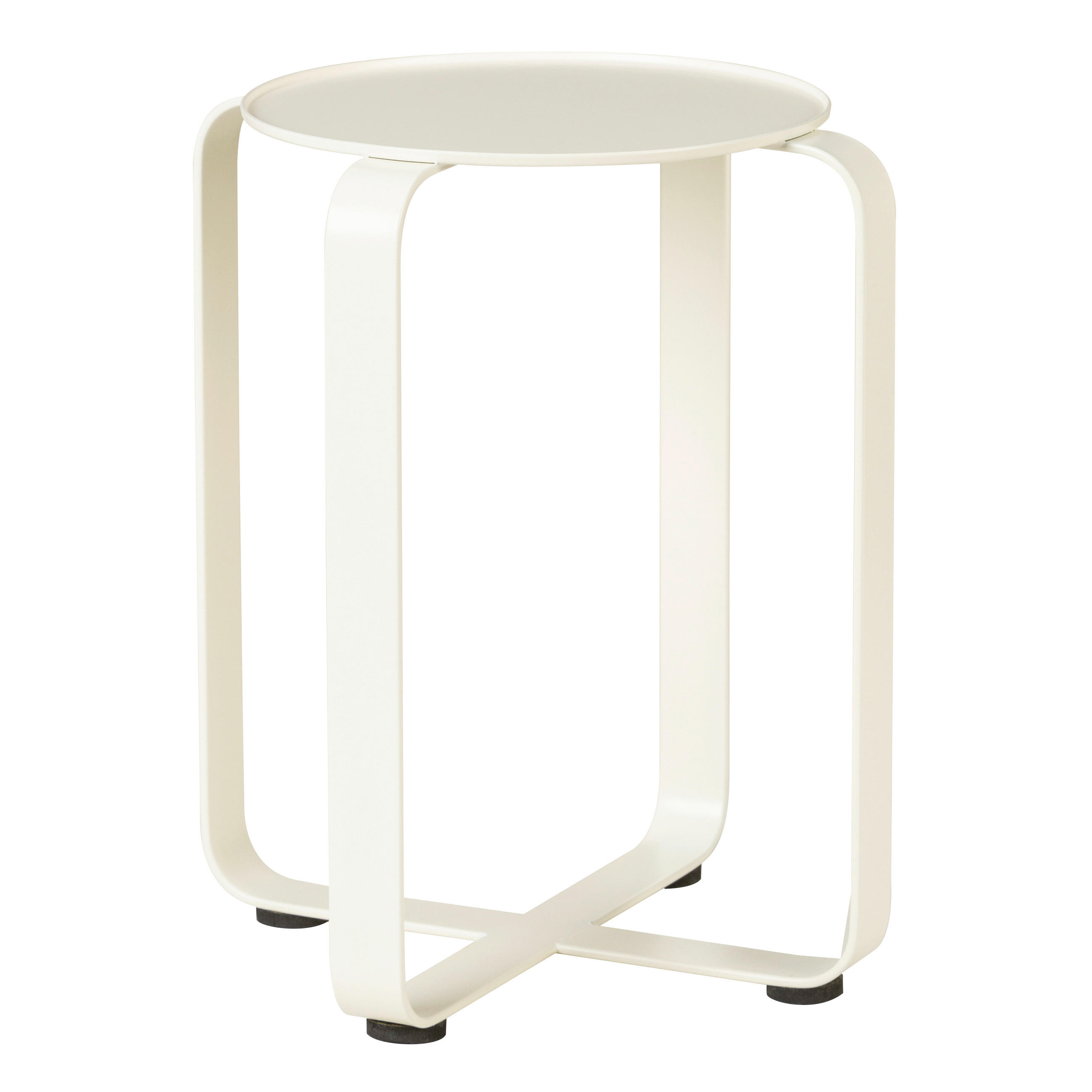 DEKOSÄULE - Weiß, Basics, Metall (23/27/23cm)