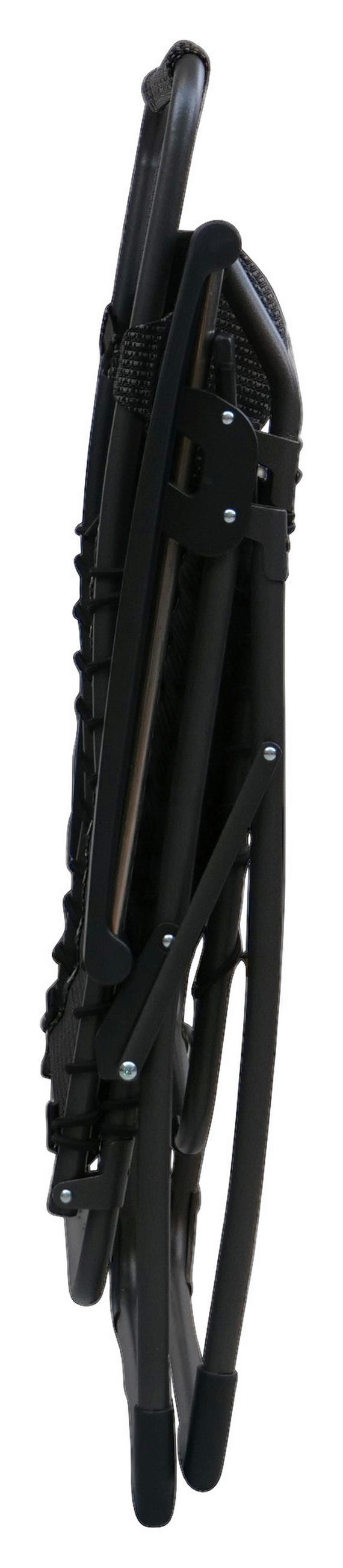 GARTEN-RELAXSESSEL Stahl  - Anthrazit, KONVENTIONELL, Kunststoff/Textil (67/120/67cm)