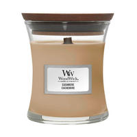 MIRISNA SVEĆA   - Osnovno, staklo/drvo (7/7/8cm) - WoodWick