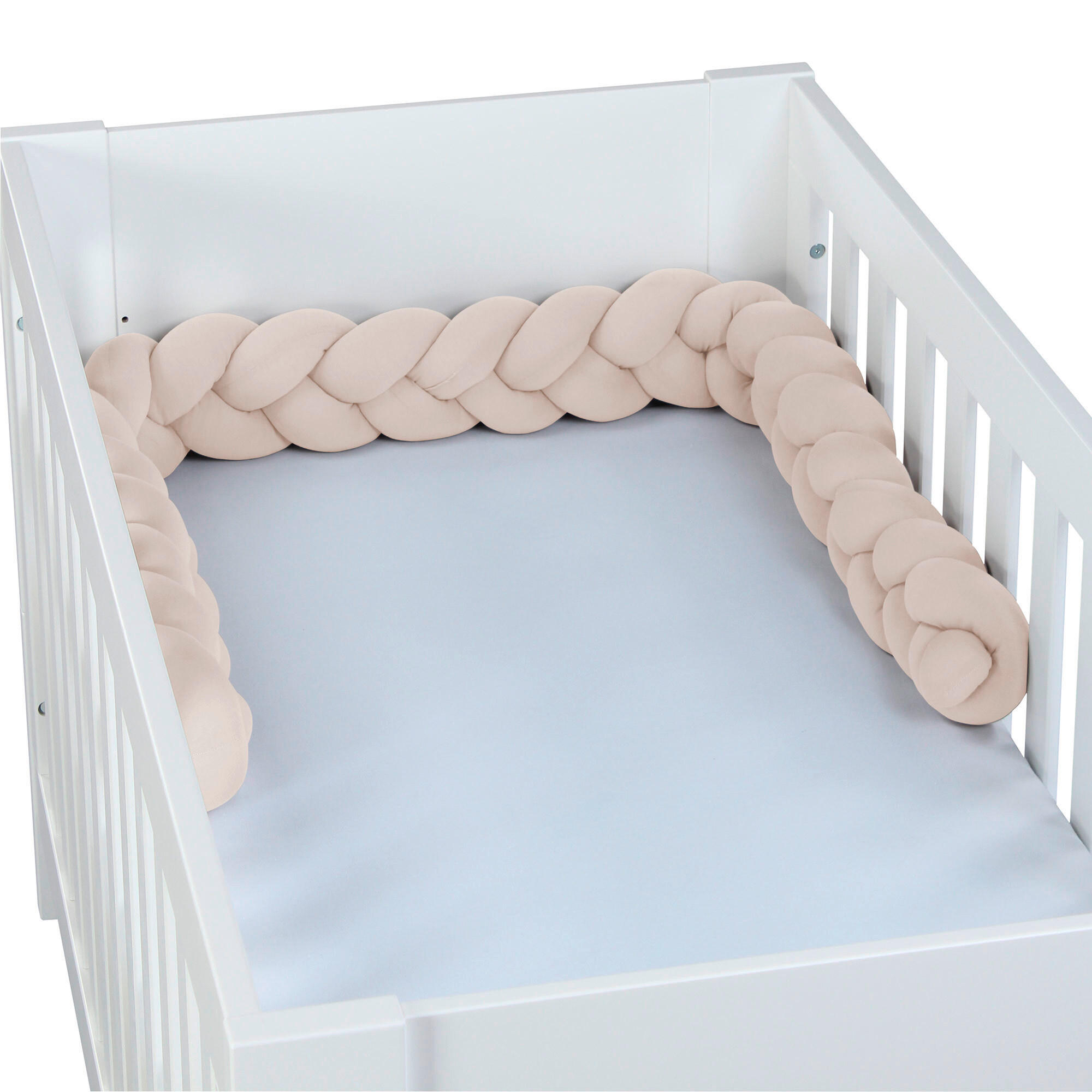 Thumbnail - Babybay Nestchenschlange, Creme, Textil, Füllung: Polyester, 13x13x200 cm, schadstoffgeprüft, Schlafen, Babybett-Ausstat...