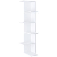 ECKREGAL 37/140/37 cm Weiss  - Weiss, Lifestyle, Holzwerkstoff (37/140/37cm) - MID.YOU