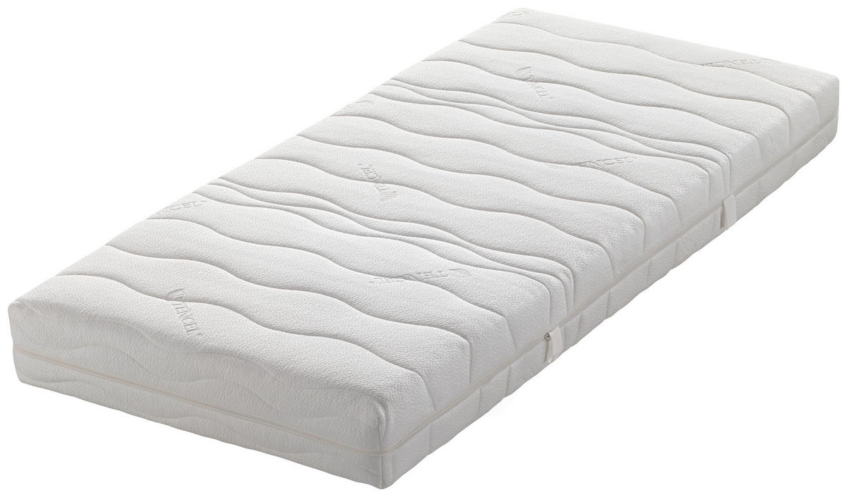 LEŽIŠČE IZ HLADNE PENE 180/200 cm  - bela, Basics, tekstil (180/200cm) - Optimo