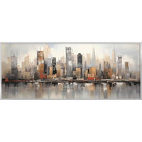 METALLBILD 60/120/4 cm  - Multicolor, Basics, Metall (60/120/4cm)