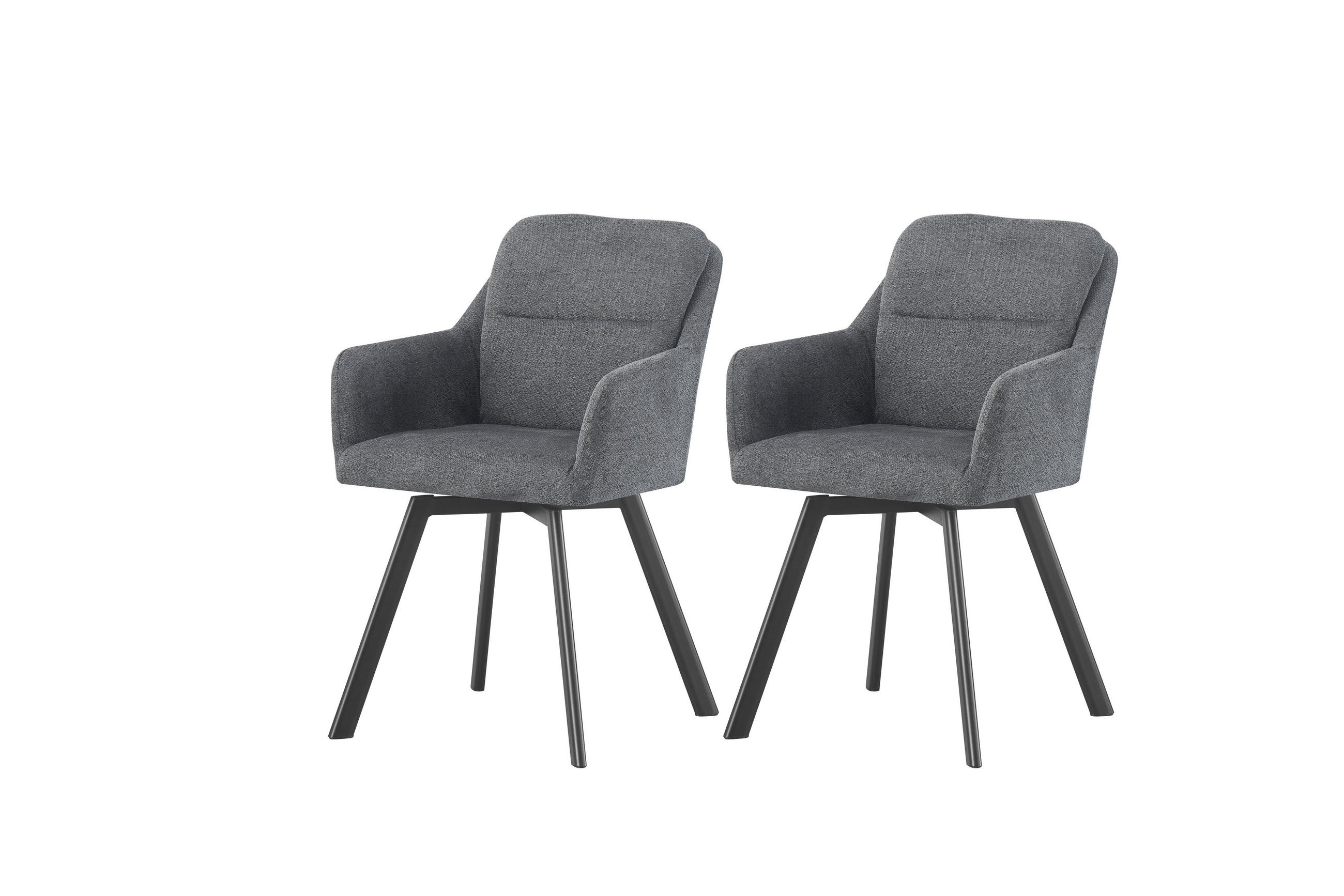 Set De Scaune din textil, antracit