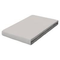 BOXSPRING-FIXLEINTUCH - Grau, Basics, Textil (100/220cm) - Schlafgut