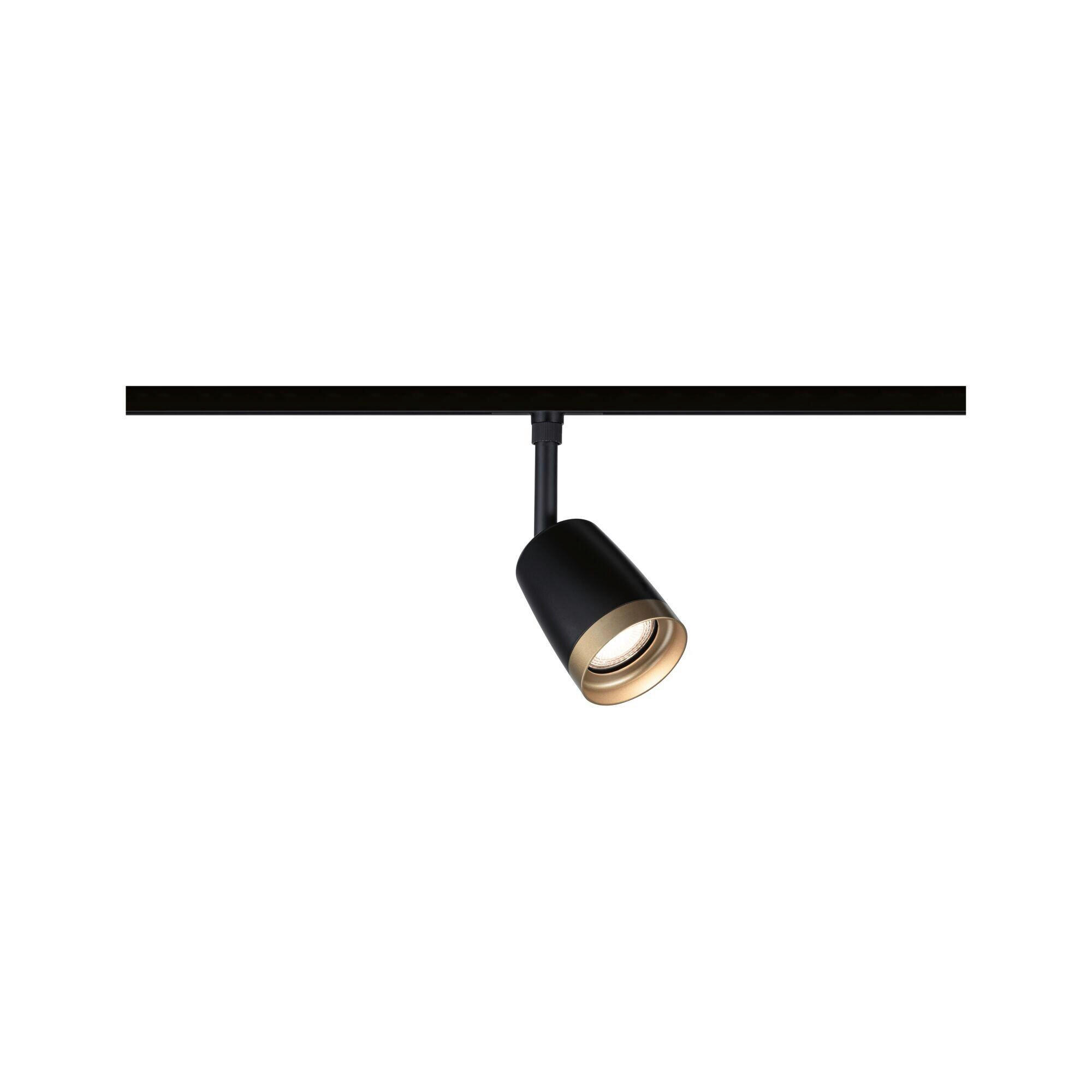 SCHIENENSYSTEM-STRAHLER 6,5/19,3 cm  - Schwarz, Design, Metall (6,5/19,3cm) - Paulmann