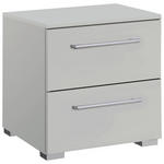 NACHTSCHRANK 40/49/42 cm  - Silberfarben/Hellgrau, Design, Holzwerkstoff/Kunststoff (40/49/42cm) - Novel