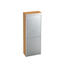 ROLLOSCHRANK - Silberfarben/Buchefarben, KONVENTIONELL, Holzwerkstoff/Kunststoff (80/215,6/42cm) ROLLOSCHRANK - Silberfarben/Buchefarben, KONVENTIONELL, Holzwerkstoff/Kunststoff (80/215,6/42cm)