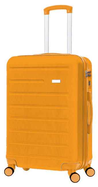 REISEKOFFER Orange  - Orange, Design, Kunststoff/Textil (56/35/20cm) - Novel