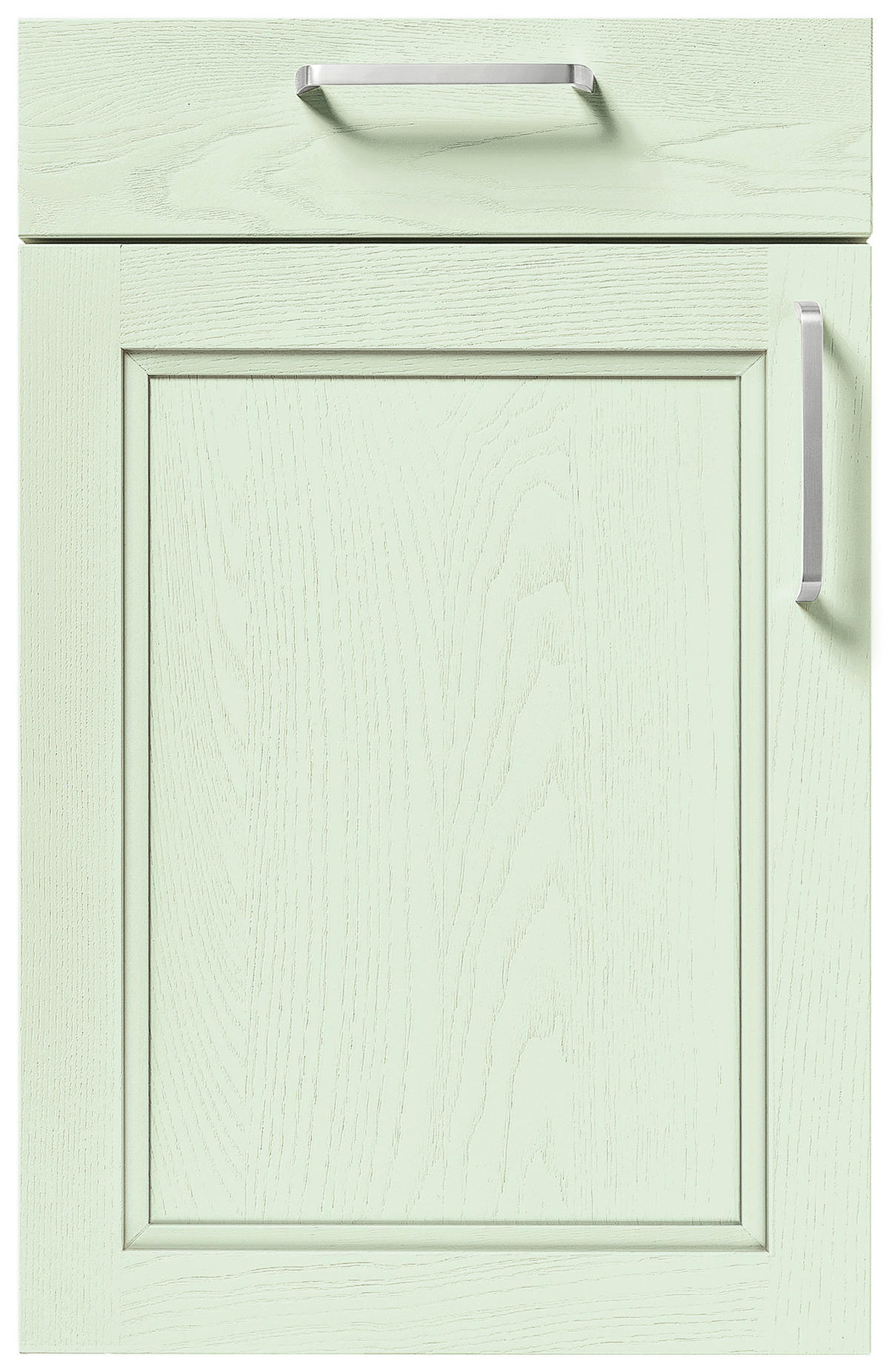 EINBAUKÜCHE FRIDA SATIN  - Salbeigrün, Basics, Holzwerkstoff - Novel