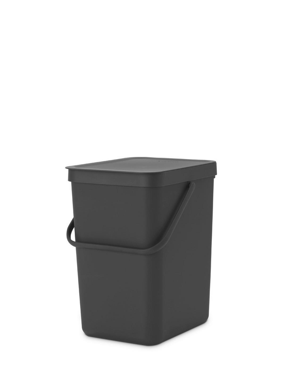 ABFALLEIMER 25 l  Kunststoff  - Grau, Design, Kunststoff (26,7/40/34,1cm) - Brabantia