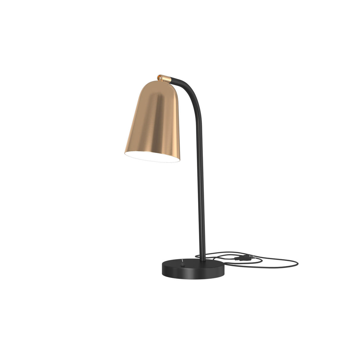STONA LAMPA - bronzana/crna, Konvencionalno, metal (16/50cm) - Marama