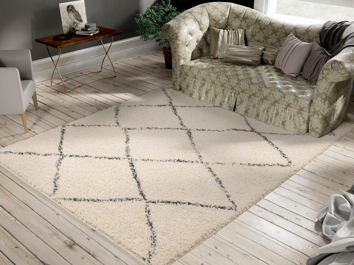 HOCHFLORTEPPICH 80/150 cm Gelb  - Gelb, Design, Textil (80/150cm) - Novel