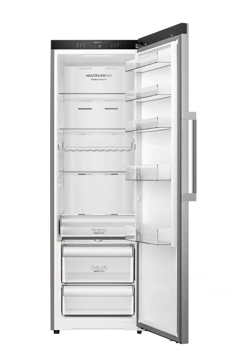 KÜHLSCHRANK 59,5/185,6/60 cm RN618D6X6WF  - Edelstahlfarben, Metall (59,5/185,6/60cm) - Gorenje