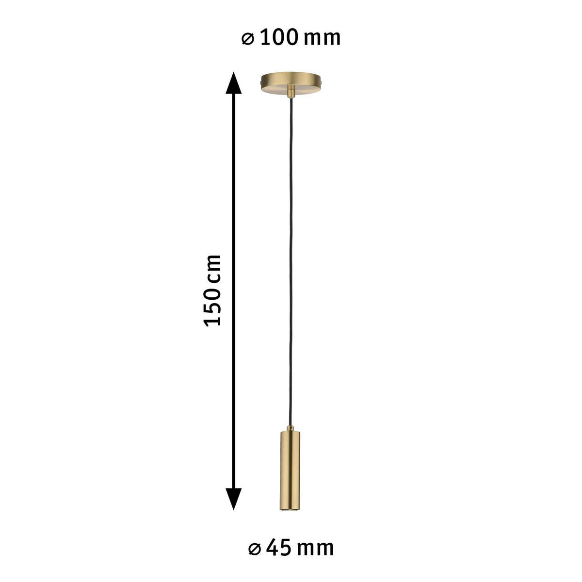 SCHNURPENDEL 79756 10/150 cm   - Basics (10/150cm) - Paulmann