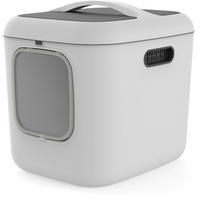 KATZENTOILETTE - Weiß, Basics, Kunststoff (49,9/57,6/61,4cm) - Rotho