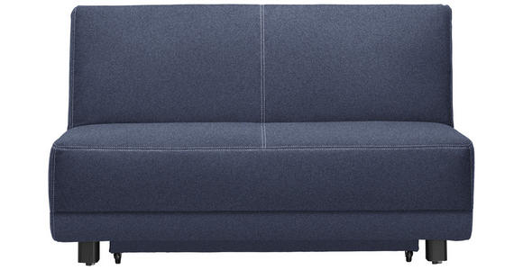SCHLAFSOFA in Textil Blau - Blau/Beige, MODERN, Holz/Textil (145/90/96cm) - Novel