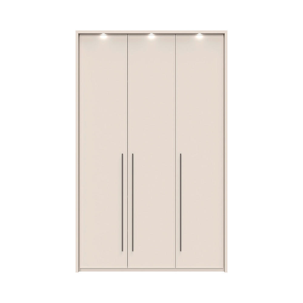 ORMAR SA KLASIČNIM VRATIMA kašmir  142/226/60 cm  - kašmir, Dizajnerski, metal/pločasti materijal (142/226/60cm)