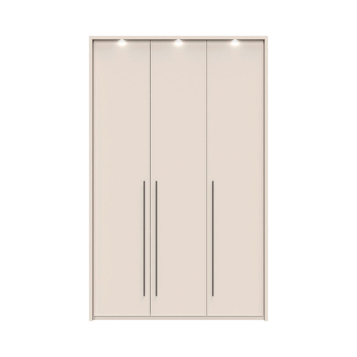 ORMAR SA KLASIČNIM VRATIMA kašmir  142/226/60 cm  - kašmir, Dizajnerski, metal/pločasti materijal (142/226/60cm)