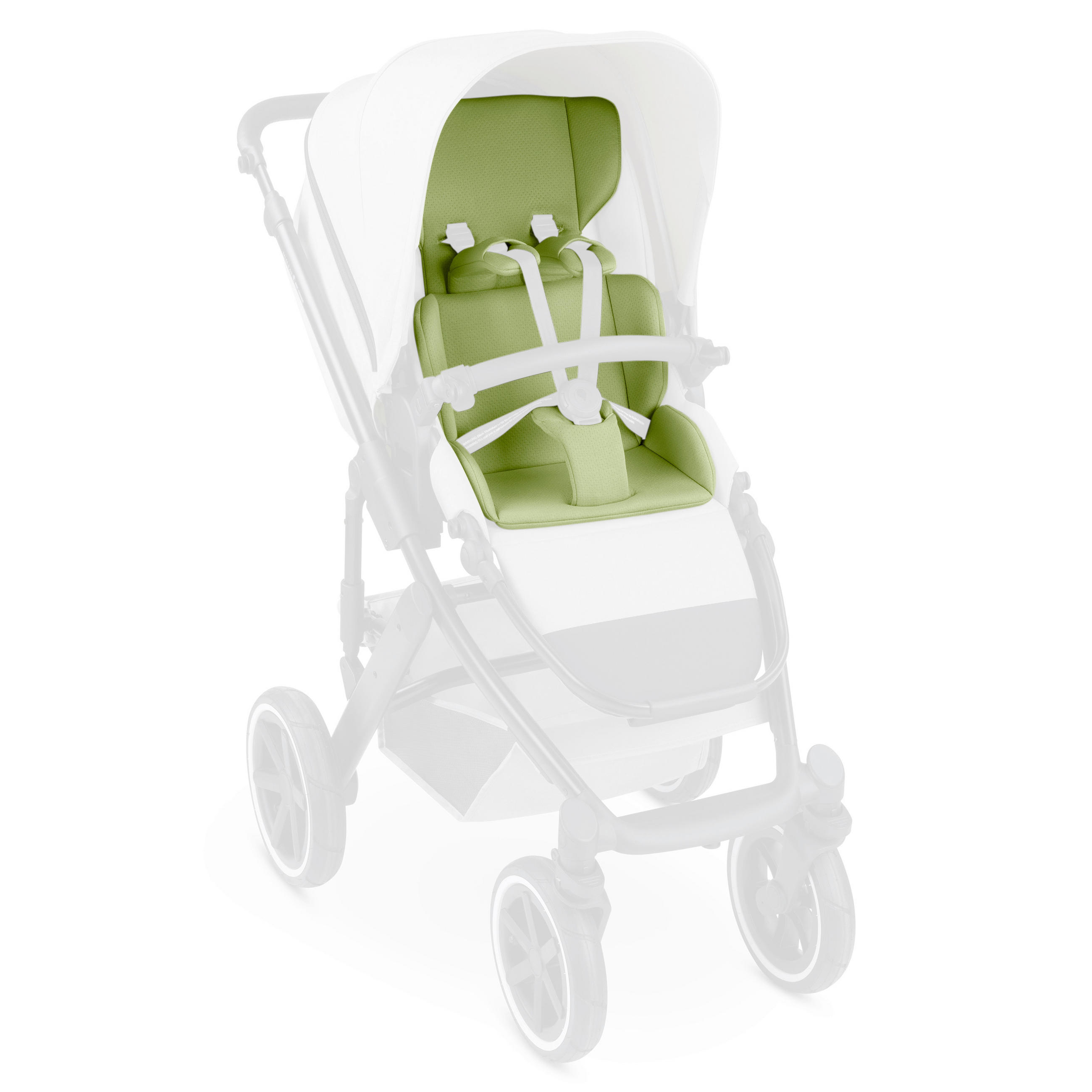 KINDERWAGENEINLAGE Einlagen-Set Kinderwagen  - Grün, Basics, Textil (42/31/7cm) - ABC Design