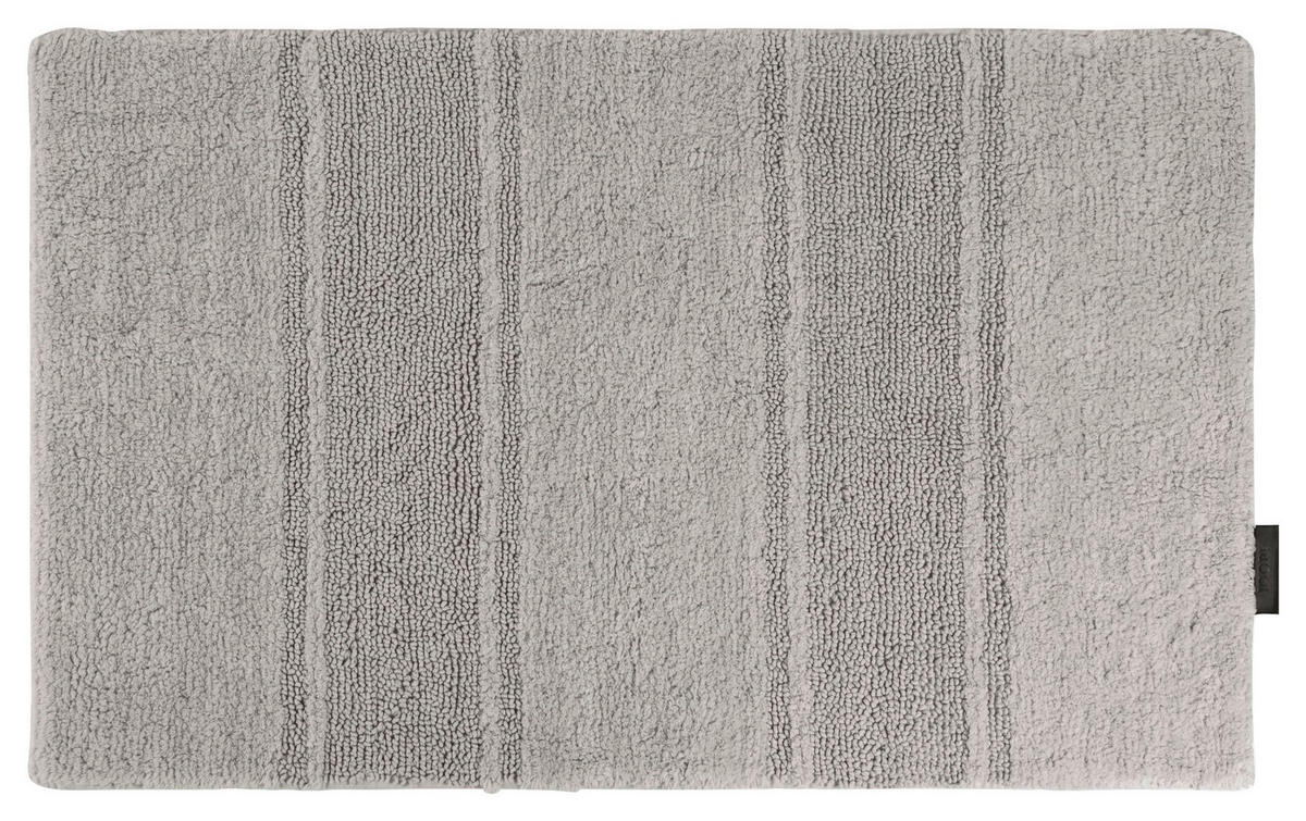 BADTEPPICH Grau, Hellgrau 90/60 cm  - Hellgrau/Grau, Basics, Textil (90/60cm) - Joop!