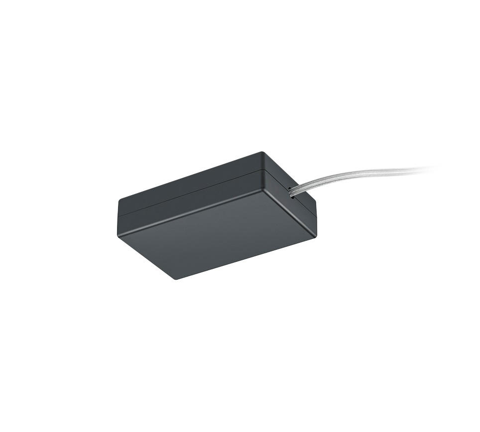 SCHIENENSYSTEM - Schwarz, Design, Kunststoff (9/3,2/13,5cm) - Trio Leuchten