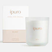 DUFTKERZE  - Weiss, Basics, Glas (9/9/11,5cm) - Ipuro