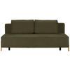 SCHLAFSOFA in Textil Olivgrün  - Naturfarben/Olivgrün, Design, Holz/Textil (211/88/102cm) - Niels Andersson