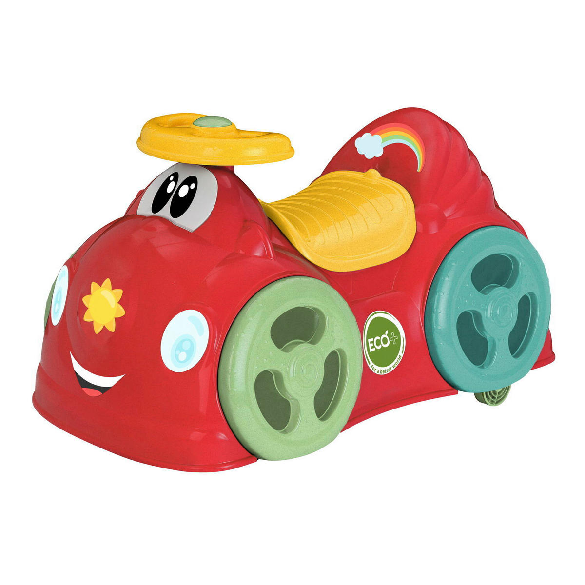 RUTSCHFAHRZEUG All Around Eco +  - Rot/Multicolor, Basics, Kunststoff (58/20/39cm) - Chicco