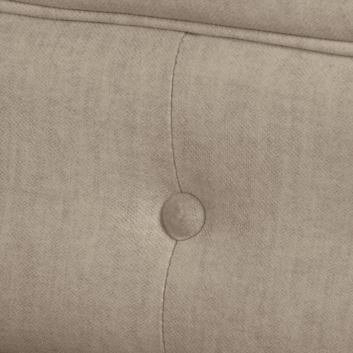 2-SITZER-SOFA Laura in Mikrofaser Taupe  - Taupe/Braun, Design, Holz/Textil (190/75/91cm) - P & B