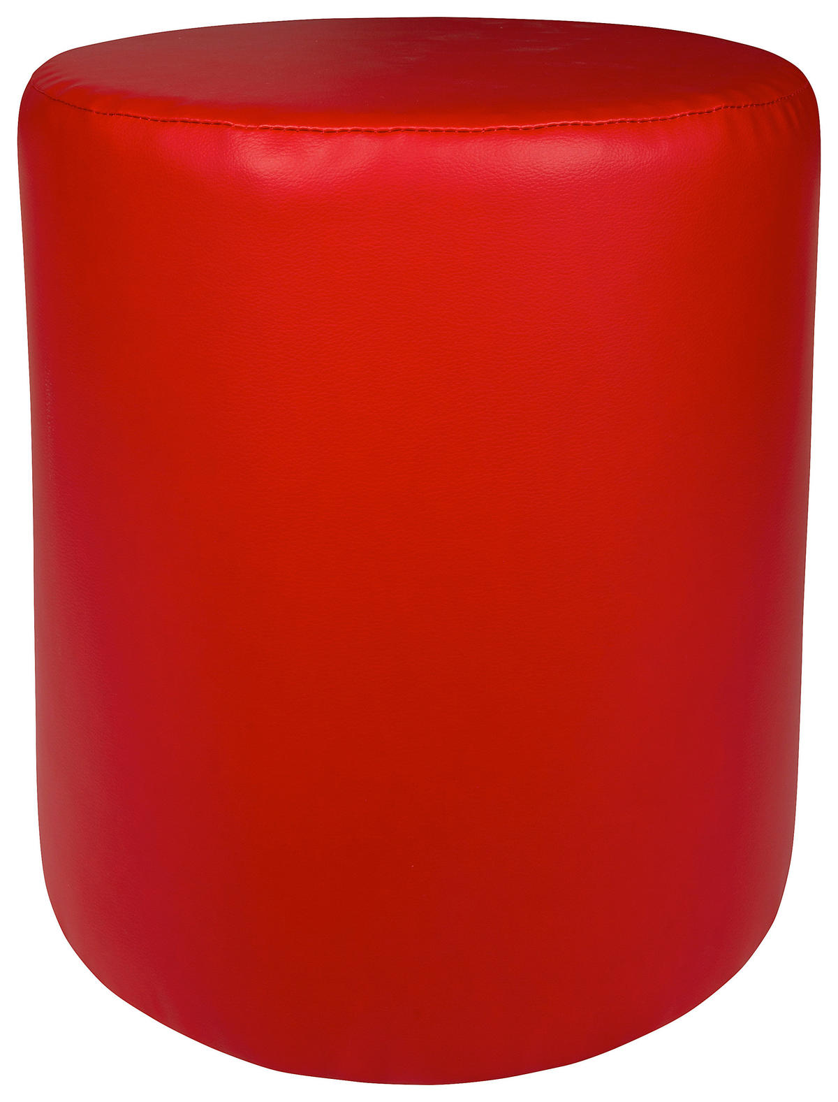 TABURE KOCKA, umetna masa, karton, leseni material  - rdeča, Moderno, umetna masa/karton (40/40/40cm) - Carryhome