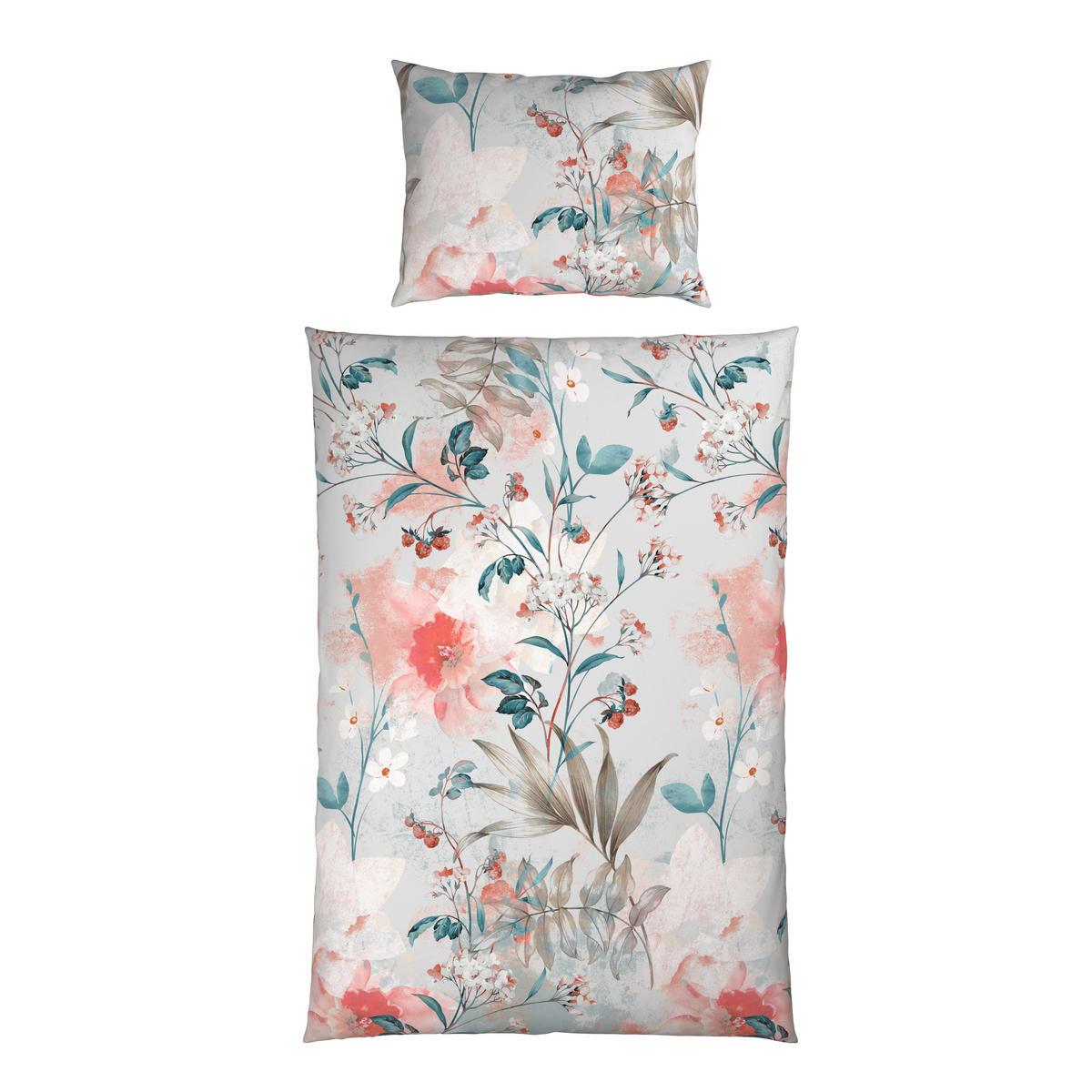 BETTWÄSCHE 2-teilig Satin 140/200 cm  - Multicolor, KONVENTIONELL, Textil (140/200cm) - Esposa