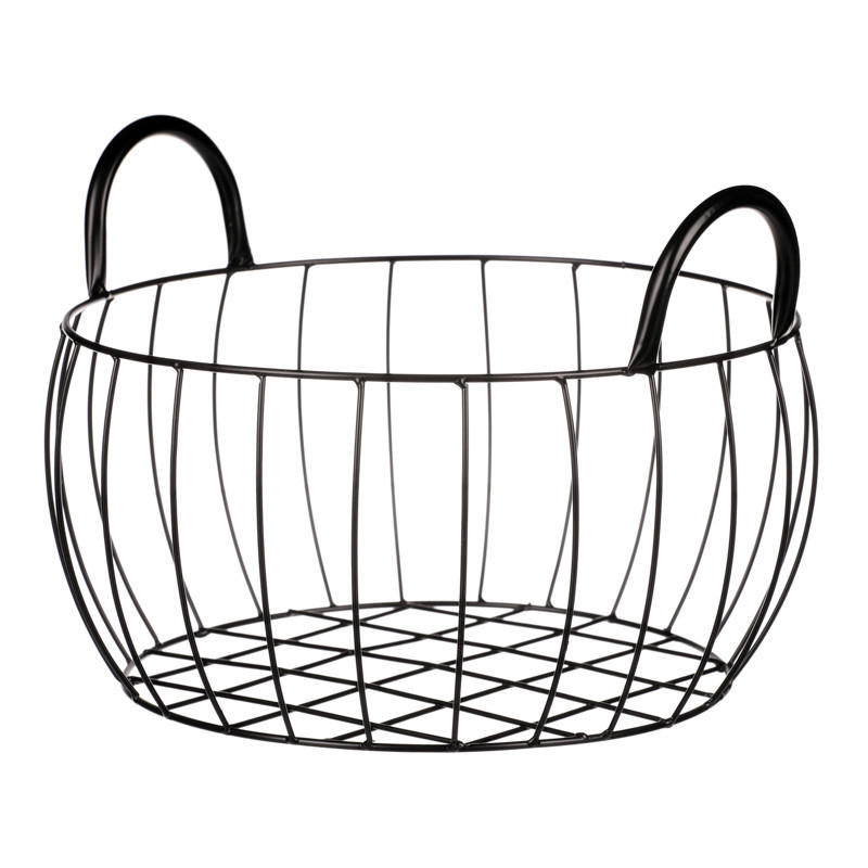 KOŠÍK čierna - čierna, Design, kov (31/16/31cm)