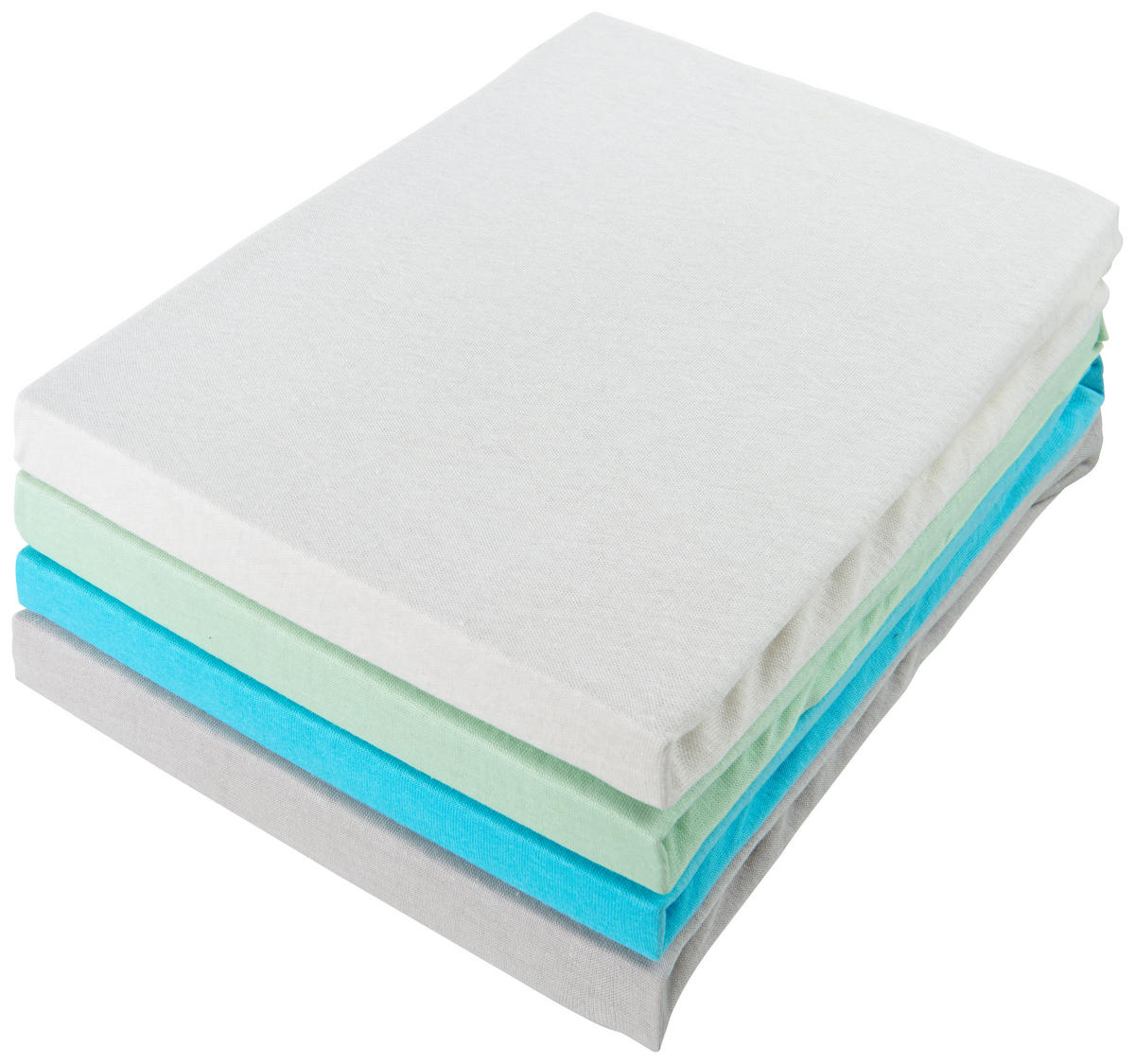 CEARȘAF CU ELASTIC 100/200 cm  - argintiu, Konventionell, textil (100/200cm) - Boxxx